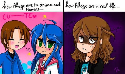 ahoge in Tagalog .